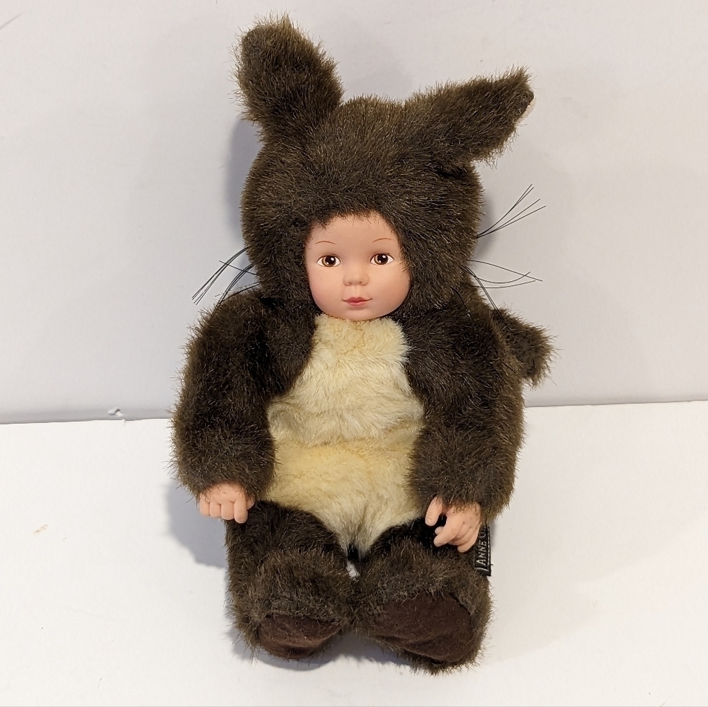 ANNE Geddes squirrel baby doll plush